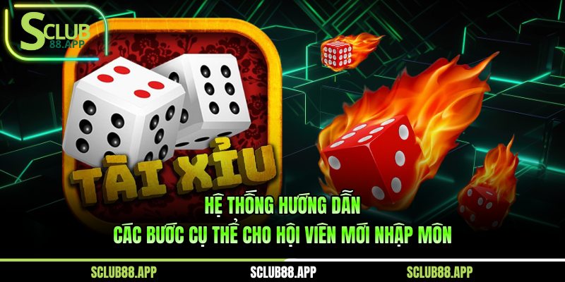 Hệ thống hướng dẫn các bước cụ thể cho hội viên mới nhập môn